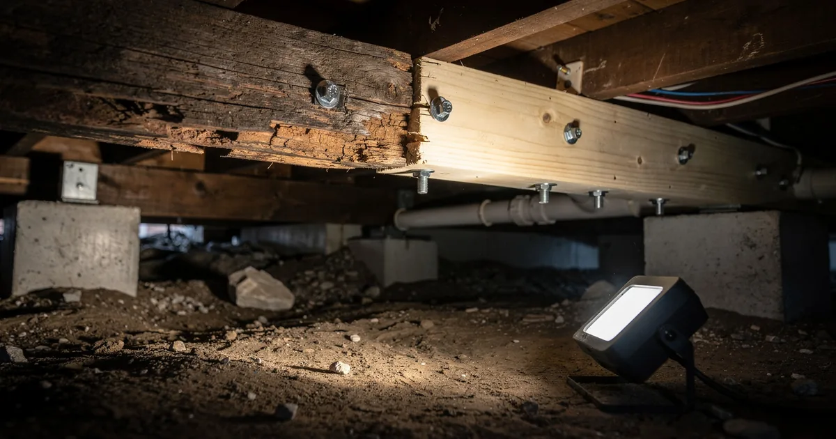 Sagging Floors Over a Crawl Space: Causes and Fixes