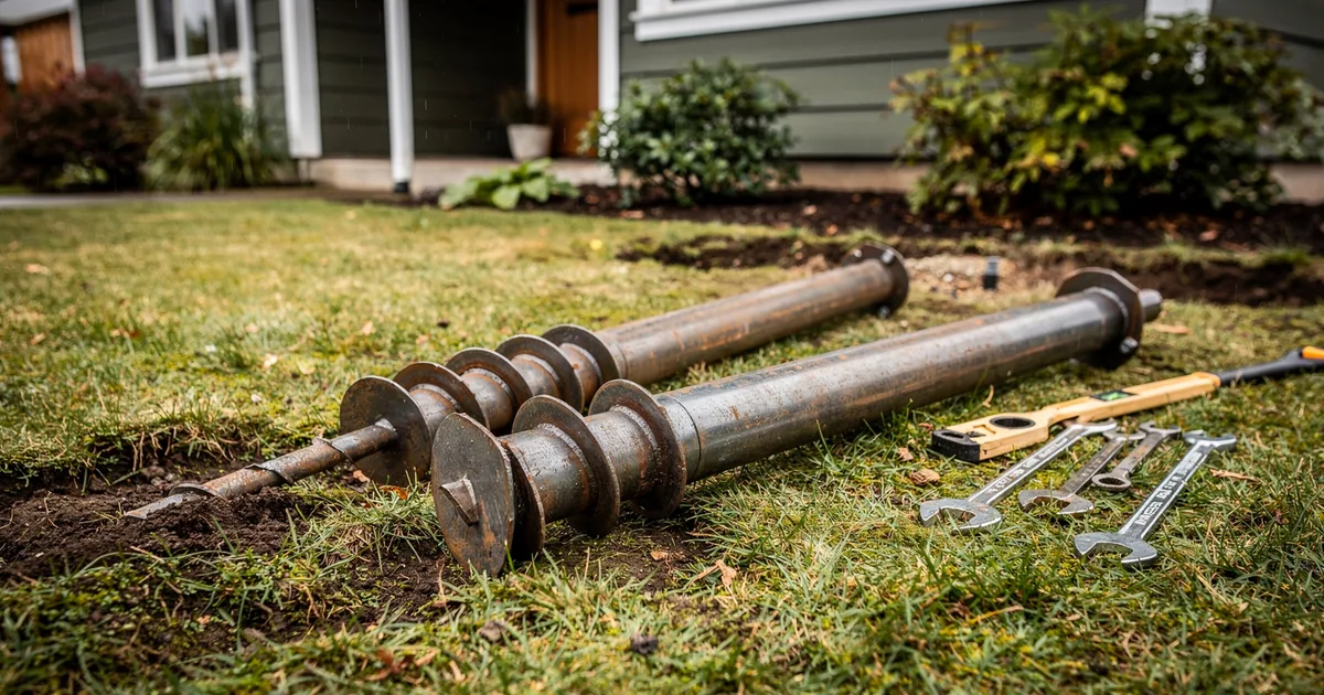 Helical vs. Push Piers: Which One Fits Your House?
