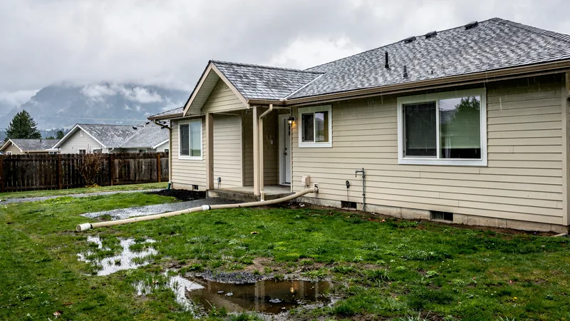 Sump pump and crawl space drain in a Puyallup, WA home