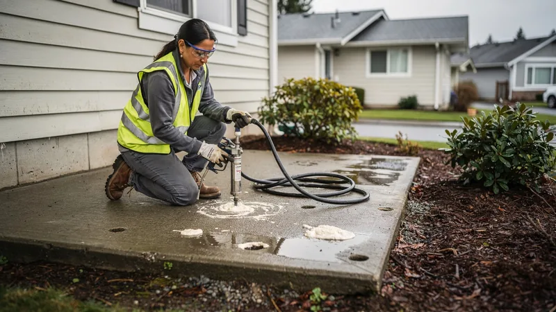 Slab & Concrete Leveling service in Tacoma, WA