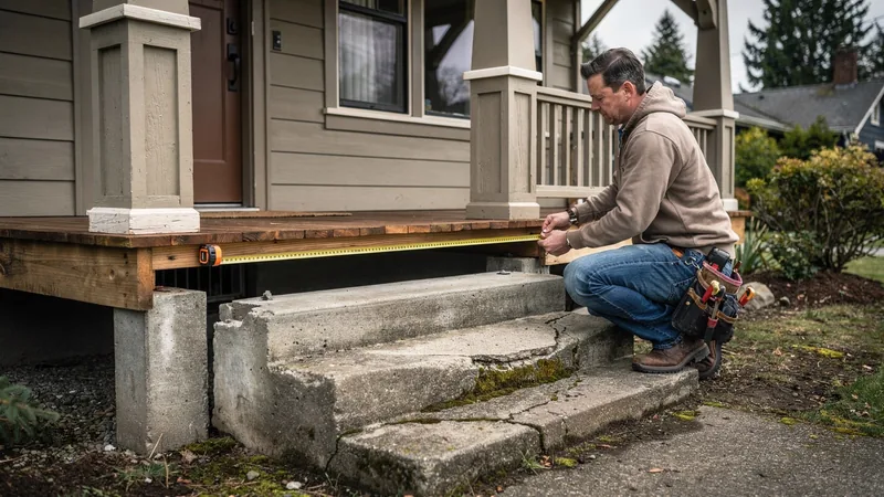 Porch, Steps & Addition Settling service in Tacoma, WA